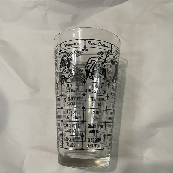 Vintage Mid-Century Barware Drink Mixer Cocktail Shaker Federal Glass Co. Retro - Picture 3 of 8